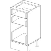 Шкаф напольный Горизонт Европа 60 3 ящика (серый крафт) - Превью изображения №2 — Интернет-магазин Time-Shop
