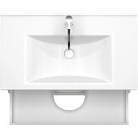  ЗОВ Тумба с умывальником Дион 70 D70LWP0M9003MKV5-OL70 (белый матовый) - Превью изображения №3 — Интернет-магазин Time-Shop