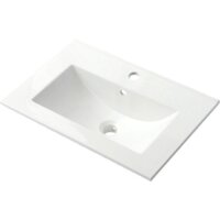  ЗОВ Тумба с умывальником Дион 70 D70LWP0M9003MKV5-OL70 (белый матовый) - Превью изображения №2 — Интернет-магазин Time-Shop