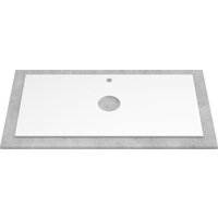  ЗОВ Тумба под умывальник Кито 60 K60LW0MRMC-KP13W (белый/тростник) - Превью изображения №4 — Интернет-магазин Time-Shop