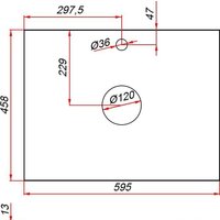 ЗОВ Тумба под умывальник Кито 60 K60LW0MRMC-KP13W (белый/тростник) - Превью изображения №9 — Интернет-магазин Time-Shop