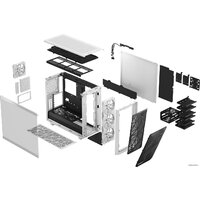Корпус Fractal Design Meshify 2 RGB White TG Clear tint FD-C-MES2A-08 - Превью изображения №10 — Интернет-магазин Time-Shop