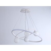 Подвесная люстра Ambrella light Comfort FL66321/1+4 WH (белый) - Превью изображения №5 — Интернет-магазин Time-Shop