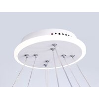 Подвесная люстра Ambrella light Comfort FL66321/1+4 WH (белый) - Превью изображения №7 — Интернет-магазин Time-Shop