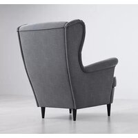 Интерьерное кресло Mio Tesoro Тойво (серый) - Превью изображения №4 — Интернет-магазин Time-Shop