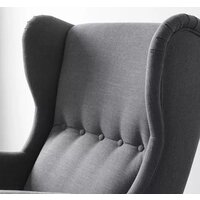 Интерьерное кресло Mio Tesoro Тойво (серый) - Превью изображения №5 — Интернет-магазин Time-Shop