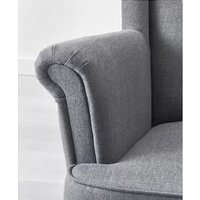 Интерьерное кресло Mio Tesoro Тойво (серый) - Превью изображения №6 — Интернет-магазин Time-Shop
