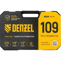 Универсальный набор инструментов Denzel 15814 (109 предметов) - Превью изображения №4 — Интернет-магазин Time-Shop