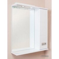  Onika Шкаф с зеркалом Балтика 67.02 правый (белый) [206704] - Превью изображения №2 — Интернет-магазин Time-Shop