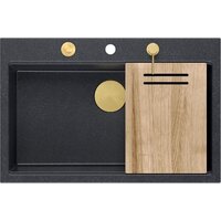 Кухонная мойка Quadron HQM7650U8PVDG1 - Превью изображения №2 — Интернет-магазин Time-Shop