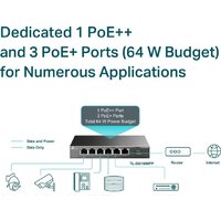 Неуправляемый коммутатор TP-Link TL-SG1006PP V1 - Превью изображения №5 — Интернет-магазин Time-Shop
