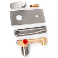 Смеситель Hansberge H699 (никель) - Превью изображения №3 — Интернет-магазин Time-Shop