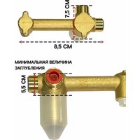 Смеситель Hansberge H699 (никель) - Превью изображения №11 — Интернет-магазин Time-Shop