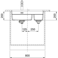 Кухонная мойка Franke Kanon KNG PRO 160-46-21 125.0749.676 (грецкий ореховый) - Превью изображения №5 — Интернет-магазин Time-Shop