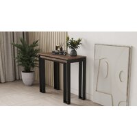 Кухонный стол Aledar Консольный стол F 40x240290 (черный муар/дуб галифакс) - Превью изображения №3 — Интернет-магазин Time-Shop