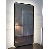 Зеркало с подсветкой  EMZE Smartphone 50x100 LED.UV.SMART.50.100.CHE (черный) - Превью изображения №4 — Интернет-магазин Time-Shop