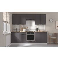 Готовая кухня Mio Tesoro Корнелия Ода-плюс 2.4 (графит/дуб бунратти) - Превью изображения №5 — Интернет-магазин Time-Shop