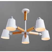 Люстра средней высоты Arte Lamp Oscar A7141PL-5WH - Превью изображения №2 — Интернет-магазин Time-Shop