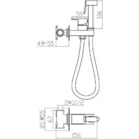 Гигиенический душ Splenka S95.52 - Превью изображения №2 — Интернет-магазин Time-Shop