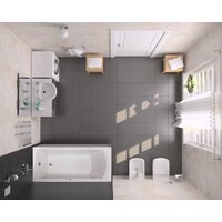 Ванна Santek Монако 150x70 1WH111976 (с каркасом и экраном) - Превью изображения №4 — Интернет-магазин Time-Shop