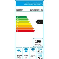 Стиральная машина Indesit IWSC 61051 BY - Превью изображения №2 — Интернет-магазин Time-Shop