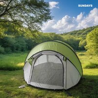 Кемпинговая палатка Sundays ZC-TT102-3 (зеленый/светло-серый) - Превью изображения №8 — Интернет-магазин Time-Shop