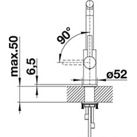 Смеситель Blanco Lanora-S 523123 - Превью изображения №7 — Интернет-магазин Time-Shop