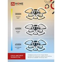 Припотолочная люстра In Home Elegant Sansa-B 4690612035390 - Превью изображения №4 — Интернет-магазин Time-Shop