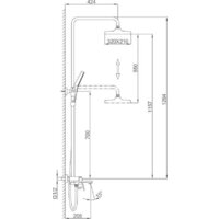 Душевая система  FRAP F2487 - Превью изображения №4 — Интернет-магазин Time-Shop