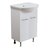  Mixline Тумба с умывальником АлАн-55 554982 + Уют 55 (белый) - Превью изображения №2 — Интернет-магазин Time-Shop