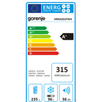 Холодильник Gorenje NRK6201PW4 - Превью изображения №3 — Интернет-магазин Time-Shop