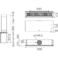 Кухонная вытяжка Elica Rules BL/F/90 PRF0163751 - Превью изображения №15 — Интернет-магазин Time-Shop
