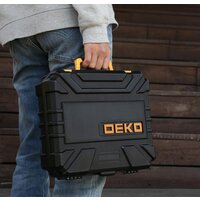 Дрель-шуруповерт Deko DKCD20FU-Li SET 195 063-4135 (с 2-мя АКБ, кейс, набор оснастки) - Превью изображения №6 — Интернет-магазин Time-Shop