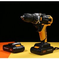 Дрель-шуруповерт Deko DKCD20FU-Li SET 195 063-4135 (с 2-мя АКБ, кейс, набор оснастки) - Превью изображения №5 — Интернет-магазин Time-Shop