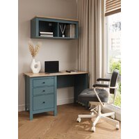 Офисный стол Mio Tesoro Сага 120x56 2.08.06.160.16 (темно-бирюзовый/ясень) - Превью изображения №3 — Интернет-магазин Time-Shop