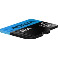 Карта памяти ADATA Premier AUSDX64GUICL10A1-RA1 microSDXC 64GB (с адаптером) - Превью изображения №3 — Интернет-магазин Time-Shop