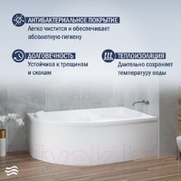 Ванна Lauter Geneva 170x105 2103170R (с ножками) - Превью изображения №5 — Интернет-магазин Time-Shop