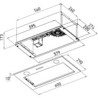 Кухонная вытяжка Meferi INBOX60IX Light - Превью изображения №17 — Интернет-магазин Time-Shop