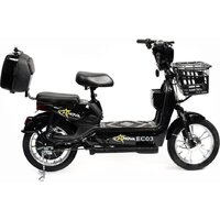 Электроскутер NOVA EC03 (чёрный, без цепи) - Превью изображения №6 — Интернет-магазин Time-Shop