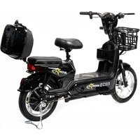 Электроскутер NOVA EC03 (чёрный, без цепи) - Превью изображения №7 — Интернет-магазин Time-Shop