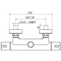 Душевая система  Ravak TE 093.00/150 [X070099] - Превью изображения №3 — Интернет-магазин Time-Shop