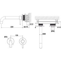 Смеситель Whitecross Y Y1215GLB (брашированное золото) - Превью изображения №3 — Интернет-магазин Time-Shop