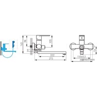 Смеситель Ferro Algeo BAG3A - Превью изображения №2 — Интернет-магазин Time-Shop