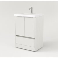  Дабер Тумба под умывальник 017 Тобага/Эридан/Артвин 60 Т17.6Т.0.5Б (белый древесный/ручка белая) - Превью изображения №2 — Интернет-магазин Time-Shop