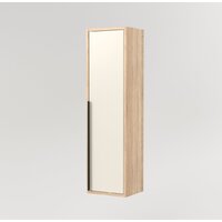  Дабер Шкаф-полупенал 015 СТ15.0.0.18Ч (бежевый/дуб/ручка черная) - Превью изображения №2 — Интернет-магазин Time-Shop