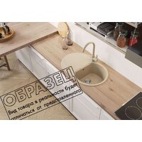 Кухонная мойка Polygran Atol-760 (кремовый) - Превью изображения №2 — Интернет-магазин Time-Shop