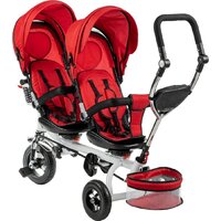 Детский велосипед Nino Двухместный (красный) - Превью изображения №2 — Интернет-магазин Time-Shop