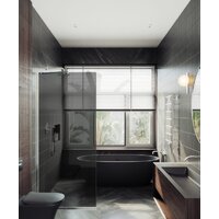 Душевая стенка MaybahGlass 195x79 MGD-698-5у (графитовое стекло/хром матовый) - Превью изображения №3 — Интернет-магазин Time-Shop