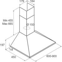 Кухонная вытяжка Jetair Gaia IX/A/90 PRF0112625B - Превью изображения №2 — Интернет-магазин Time-Shop