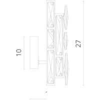 Бра Divinare Medea 1684/01 AP-1 - Превью изображения №4 — Интернет-магазин Time-Shop